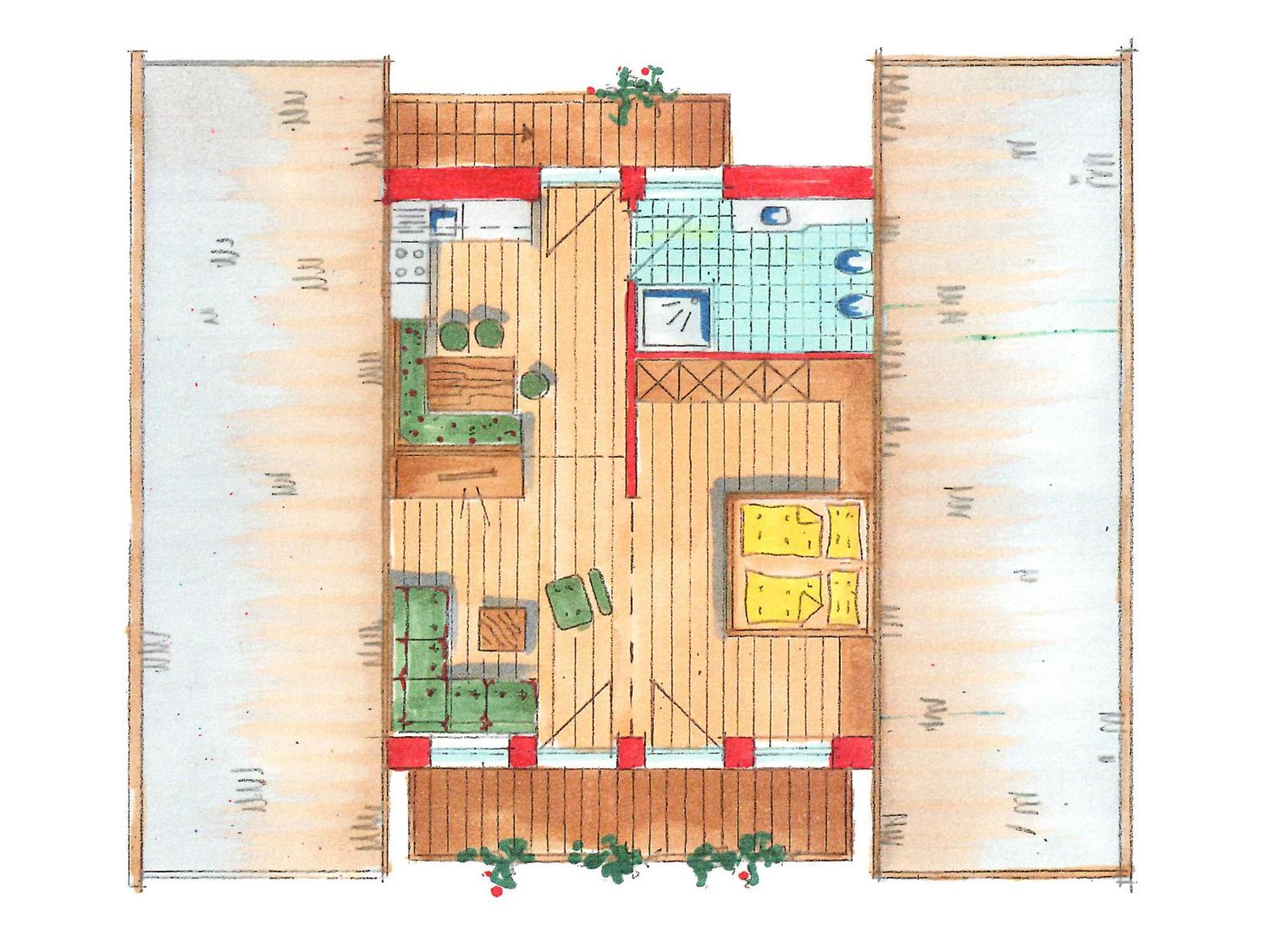 Chalet Piz Da Peres Olang Chambre photo